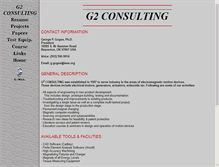 Tablet Screenshot of consult-g2.com